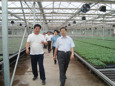 內蒙古黨委書記儲波考察赤峰和潤農業(yè)高新科技產業(yè)開發(fā).